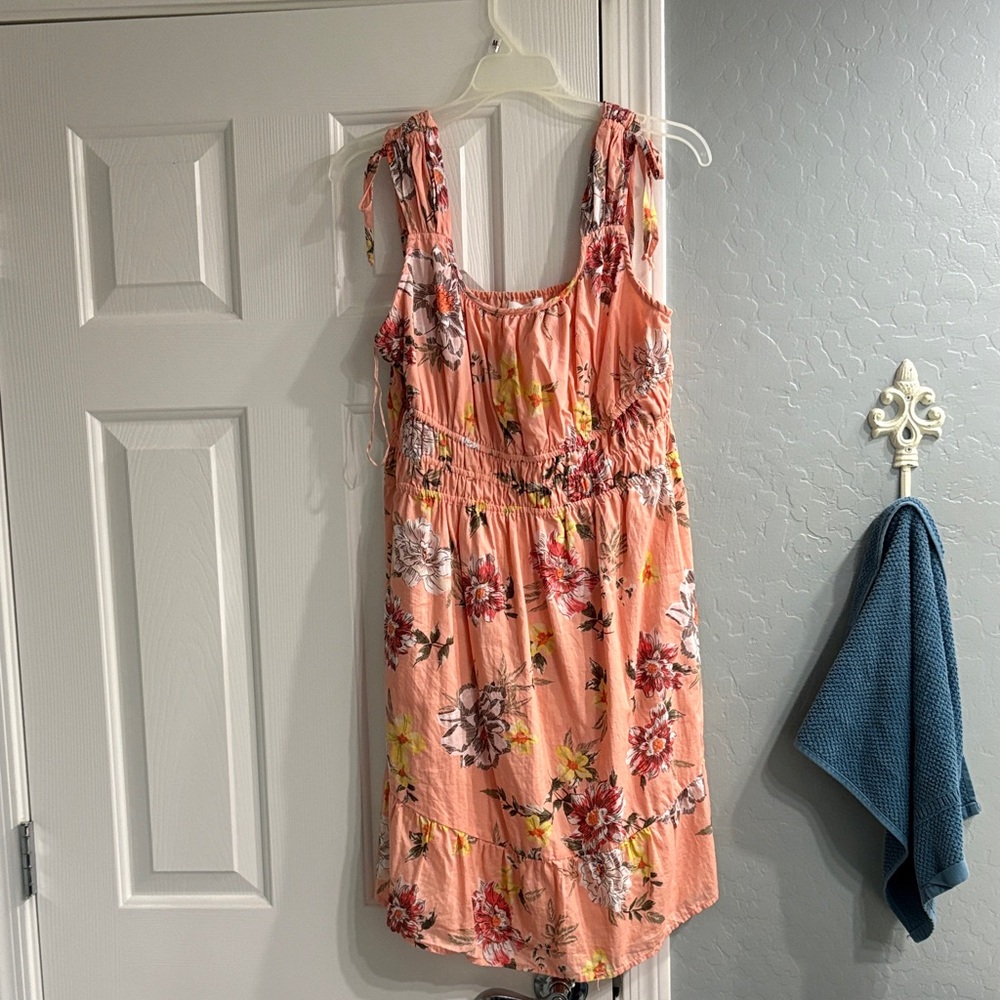 Maurice’s Vibrant Floral Ruffle Hem Dress